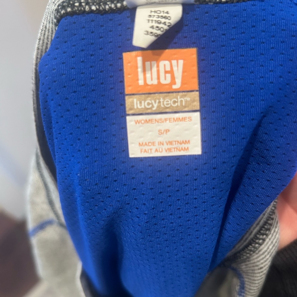 Lucy Heathered Blue Long Sleeve Top - Picture 4 of 4